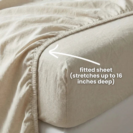 Natural European Linen Sheets